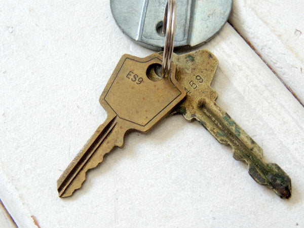 【TEAM MECHANI】プラグ用ツール・ヴィンテージ・測定工具・キーホルダー・鍵2本付き・USA