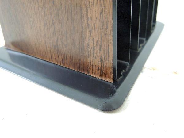 工業系・ウッドトーン スモールサイズ・メタル製・ヴィンテージ・書類スタンド ブックスタンド USA