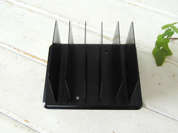 工業系・ウッドトーン スモールサイズ・メタル製・ヴィンテージ・書類スタンド ブックスタンド USA