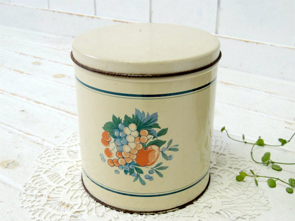 Ballonoff×Hallmark フルーツ柄・ヴィンテージ・キャニスター・ティン缶・ブリキ缶