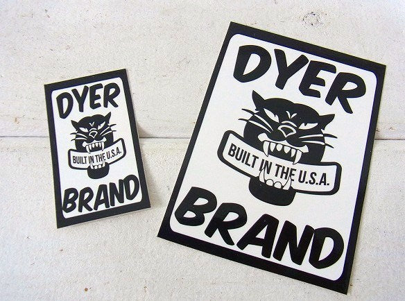 【DYER BRAND】ダイアーブランド“イーグル”Tシャツ&ステッカー/S/グレー