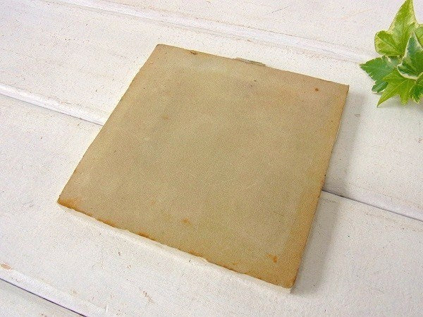 タイル テディベア・子グマ柄・陶磁器製・デッドストック・アンティーク・壁飾り USA