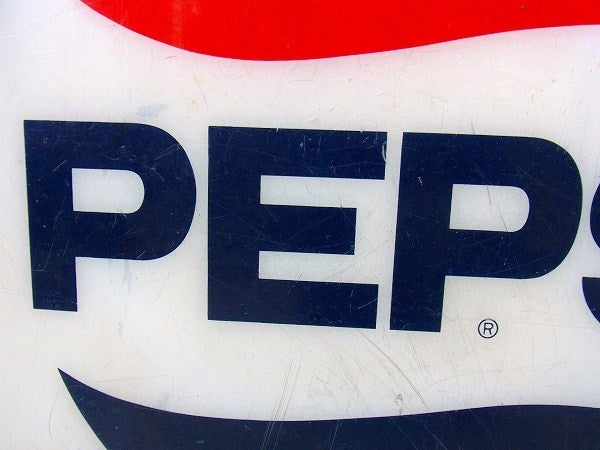 【PEPSI】ペプシ・特大サイズ・70’sヴィンテージ・サイン/看板　USA