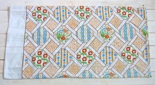 【Sears】シアーズ・花柄・デッドストック・ヴィンテージ・ピロケース/枕カバー　USA