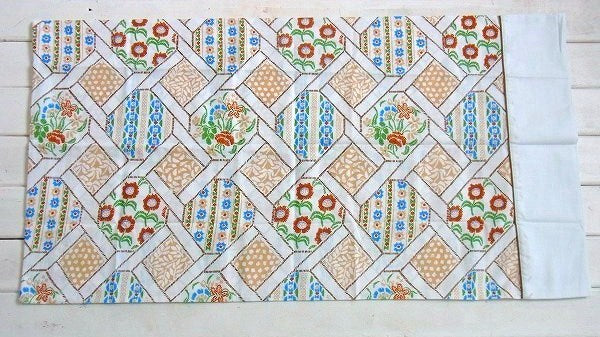 【Sears】シアーズ・花柄・デッドストック・ヴィンテージ・ピロケース/枕カバー　USA