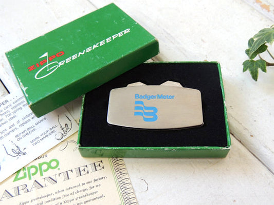 ZIPPO ジッポ・デッドストック・ヴィンテージ・ゴルフマーカー2個&グリーンフォーク USA