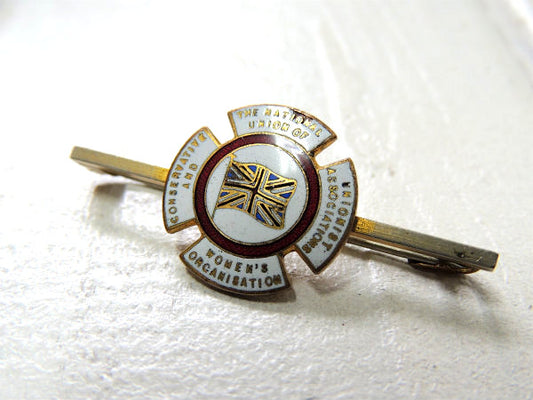 【英国】イギリス・国旗モチーフ・ヴィンテージ・アドバタイジング・ブローチ