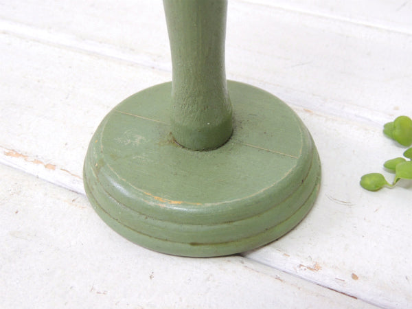 ミントグリーン 木製 ヴィンテージ  卓上 アクセサリースタンド ジュエリーホルダー  USA