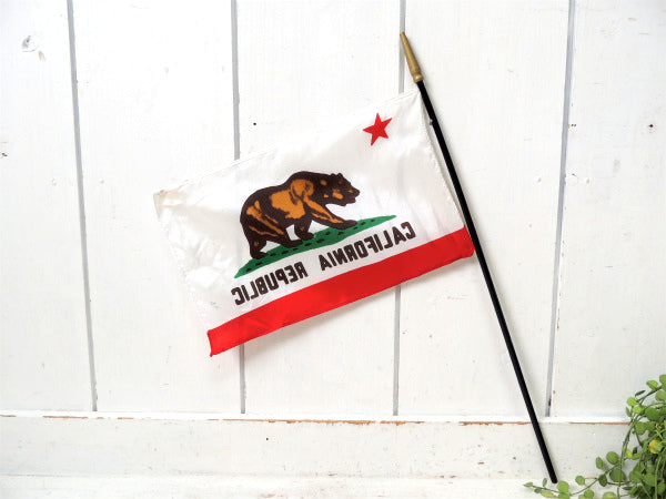 CALIFORNIA クマ ヴィンテージ カリフォルニア 州旗 グリズリー フラッグ USA