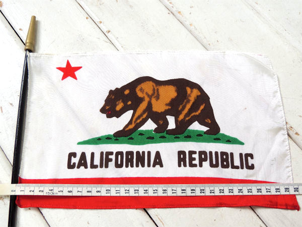 CALIFORNIA クマ ヴィンテージ カリフォルニア 州旗 グリズリー フラッグ USA
