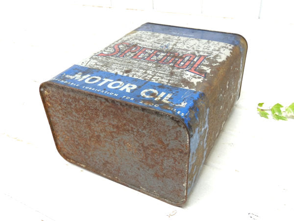 SPEEDOL MOTOR OIL・モーターオイル ヴィンテージ・オイル缶 ガレージ・USA