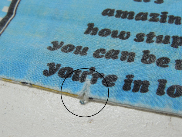 【スマイル・スヌーピー】ピーナッツの仲間・パネル柄・ヴィンテージ・ユーズド・ピロケース/枕カバー