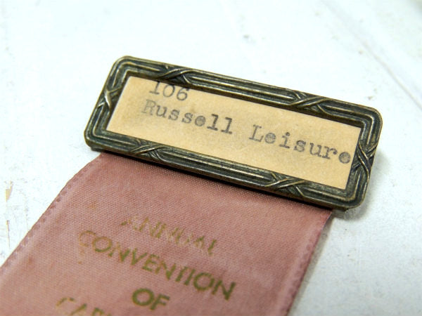 THE TOWN PUMP USA・1940~67年・インディアナポリス アンティーク ヴィンテージ ・ブローチ