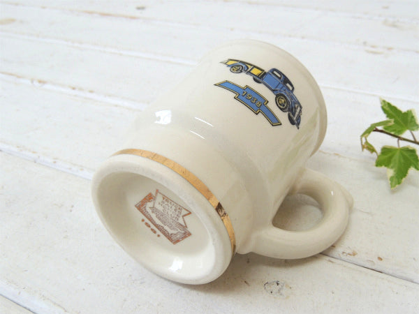 CHEVROLET・トラック・1938y シボレー・陶器製・ノベルティ・ビンテージ・マグカップ
