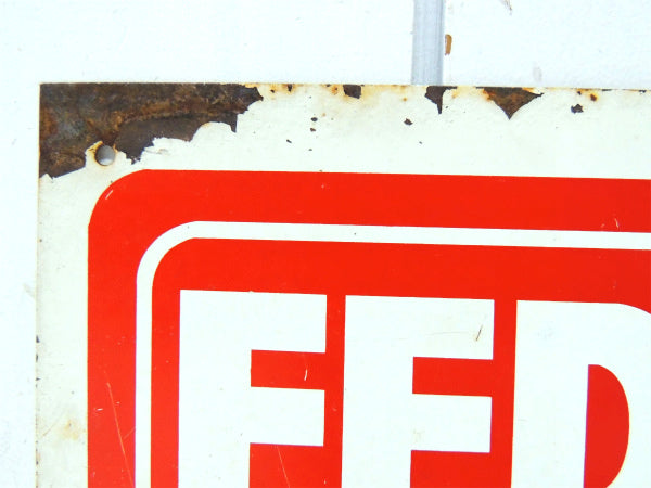 FEDERAL ALARM 警報 電話機 スチール製 PROFESSIONALヴィンテージ 両面サイン 看板 USA