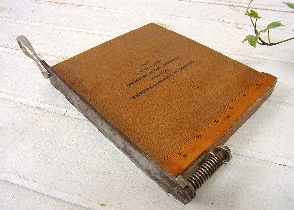 【KODAK/コダック/NY】裁断機・箱付き・ヴィンテージ/カッティングボード/トリミングボード