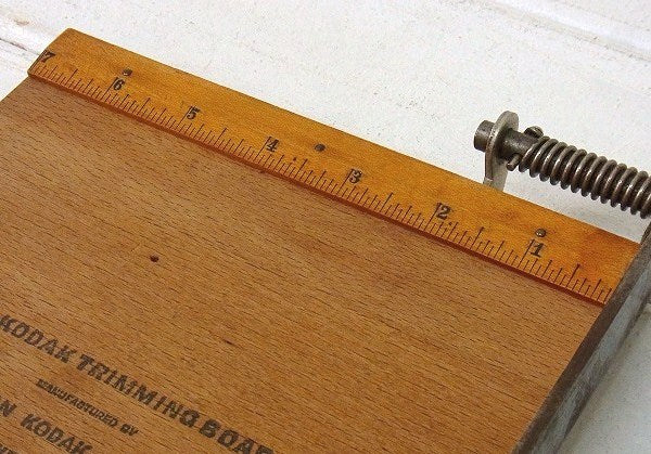 【KODAK/コダック/NY】裁断機・箱付き・ヴィンテージ/カッティングボード/トリミングボード