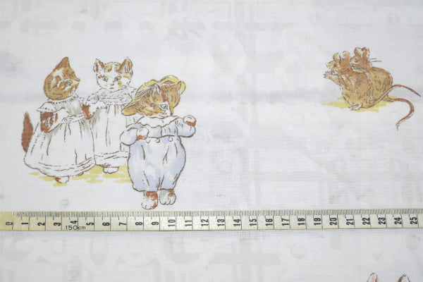 【ピーターラビット】Peter Rabbit・イギリス絵本・ヴィンテージ・USEDフラットシーツ