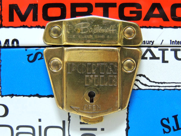 PORTA FILE ポップデザイン 英数字 ヴィンテージ ファイルケース 書類ケース USA