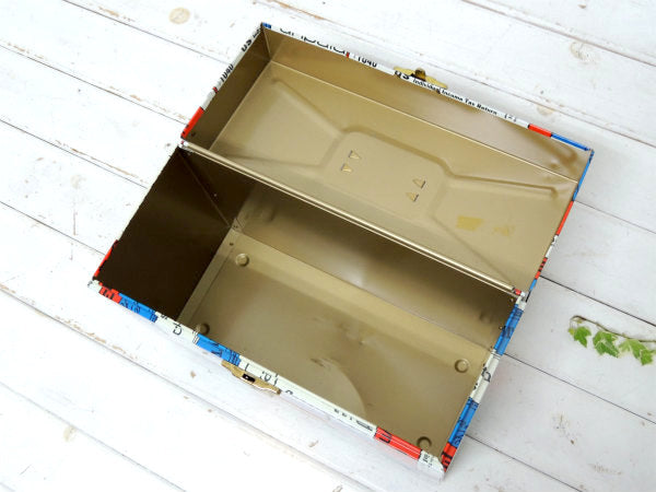 PORTA FILE ポップデザイン 英数字 ヴィンテージ ファイルケース 書類ケース USA