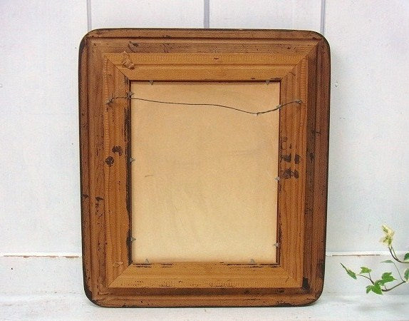 セピア写真入り・木製・アンティーク・フォトフレーム/額縁 USA