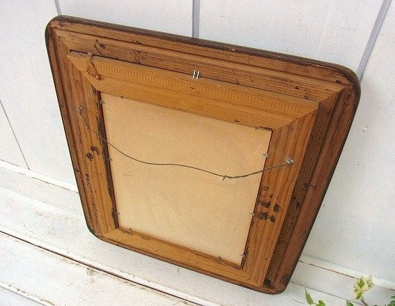 セピア写真入り・木製・アンティーク・フォトフレーム/額縁 USA