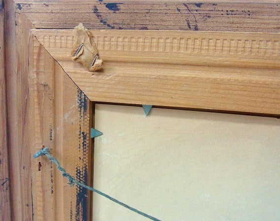 セピア写真入り・木製・アンティーク・フォトフレーム/額縁 USA