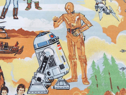 【スターウォーズ】ジェダイの帰還・1983年・ヴィンテージ・ベッドスプレッド/ベッドカバー USA