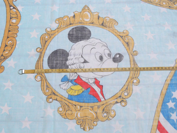 【ミッキー&フレンズ】アメリカ独立記念日・パレード・ヴィンテージ・ユーズドシーツ(フラットタイプ)