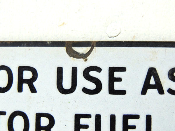 CONTAINS LEAD アドバタイジング・ヴィンテージ・ホーローサイン・看板・ガレージ・US