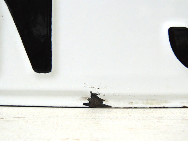 【←3900・ETON ST.】ホーロー製・ヴィンテージ・ストリートサイン・看板・USA