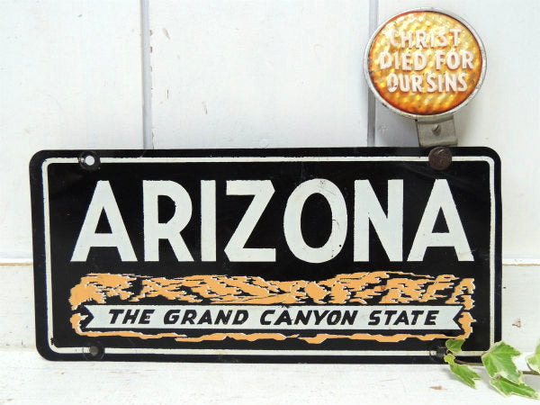 1940s アリゾナ・トッパー・USA ビンテージ・ライセンスプレート・看板・オートパーツ ガレージ