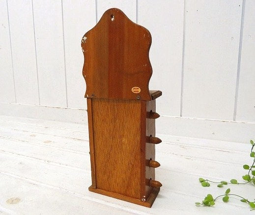 Enesco オキュパイドジャパン THE HOMESTEAD IN WINTER タイル付き ノスタルジックな木製 アンティーク デスクカレンダー 卓上カレンダー