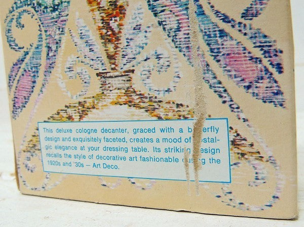 AVON エイボン バタフライ 蝶 ヴィンテージ・箱付き・コロンボトル ガラス瓶  1970's~