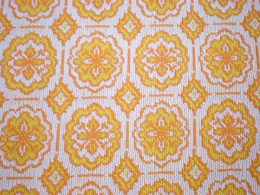 レトロな花柄　デッドストック・ヴィンテージ・ファブリック/生地　USA