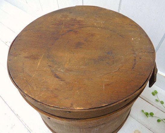 USA!アーリーアメリカン・木製・アンティーク・ウッドバレル/バスケット/樽