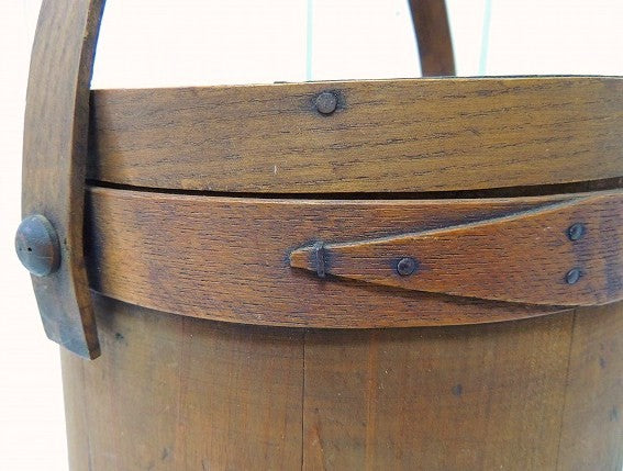 USA!アーリーアメリカン・木製・アンティーク・ウッドバレル/バスケット/樽
