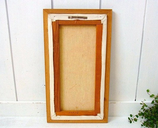 【Big Eye Boy・1960's~】木製フレーム入り・ビンテージ・絵画・油絵・壁飾り