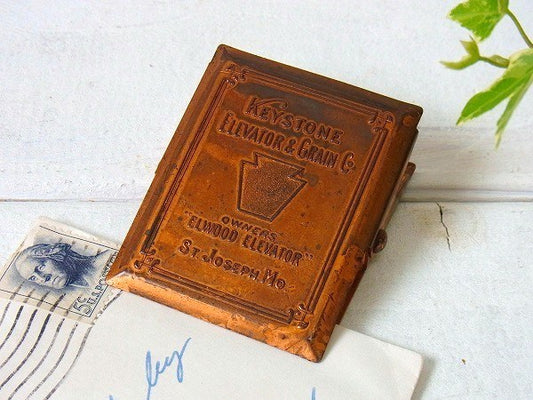 【KEYSTONE】エレベーター会社・ノベルティ・ビンテージ・クリップ/ステーショナリー/USA