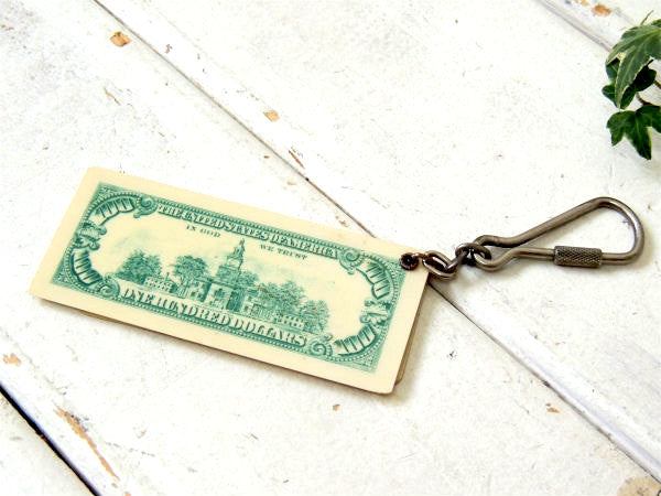【アメリカ紙幣型】$5,$10,$20,$50,$100・ヴィンテージ・デッドストック・キーホルダー