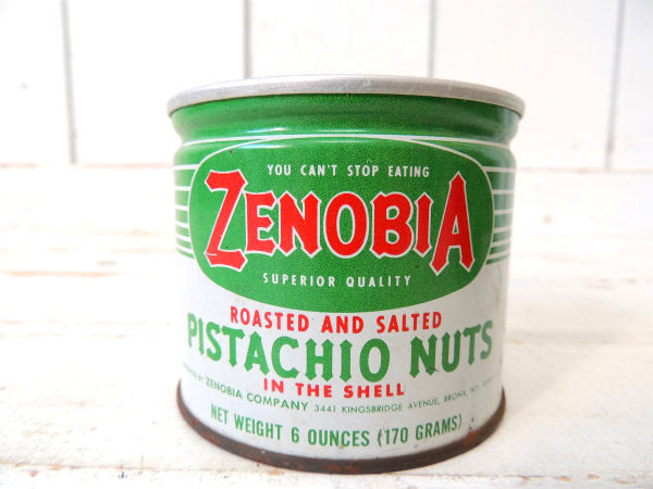 創業80年・ナッツ会社・ZENOBIA COMPANY・ヴィンテージ・ティン缶・ブリキ缶