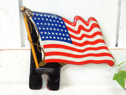 48スター・1912〜59年 トッパー・ヴィンテージ・カーバッジ・星条旗・アメリカンフラッグ・旗