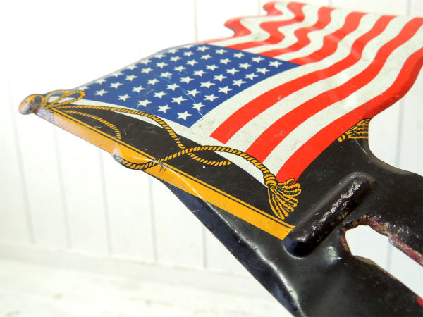 48スター・1912〜59年 トッパー・ヴィンテージ・カーバッジ・星条旗・アメリカンフラッグ・旗