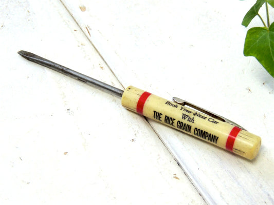 【THE RICE GRAINオハイオ】アドバタイジング・ヴィンテージ・ユーティリティー・ドライバー