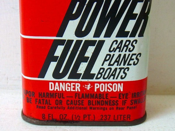 【COX】GLOW POWER FUEL・ヴィンテージ・オイル缶　USA