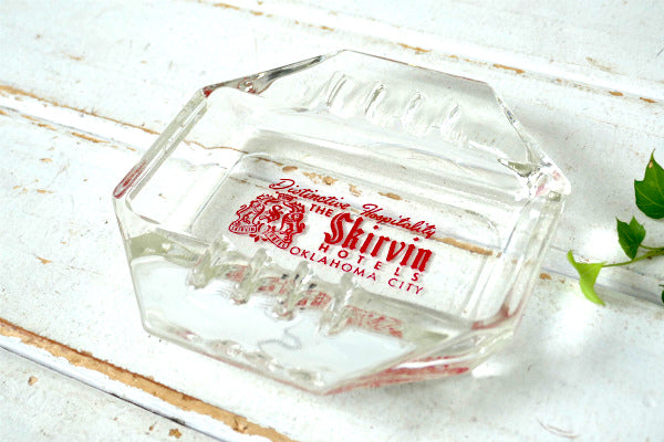 アール・デコ建築 ヒルトン ホテル オクラホマ シティ・ヴィンテージ・アドバタイジング・灰皿 USA