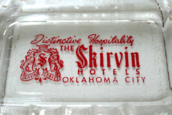 アール・デコ建築 ヒルトン ホテル オクラホマ シティ・ヴィンテージ・アドバタイジング・灰皿 USA