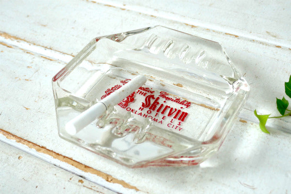 アール・デコ建築 ヒルトン ホテル オクラホマ シティ・ヴィンテージ・アドバタイジング・灰皿 USA