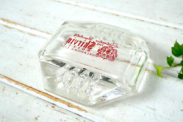 アール・デコ建築 ヒルトン ホテル オクラホマ シティ・ヴィンテージ・アドバタイジング・灰皿 USA