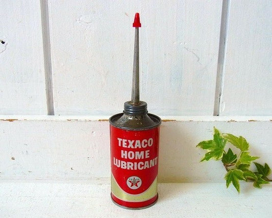 【TEXACO】テキサコ・小さなヴィンテージ・オイル缶　USA